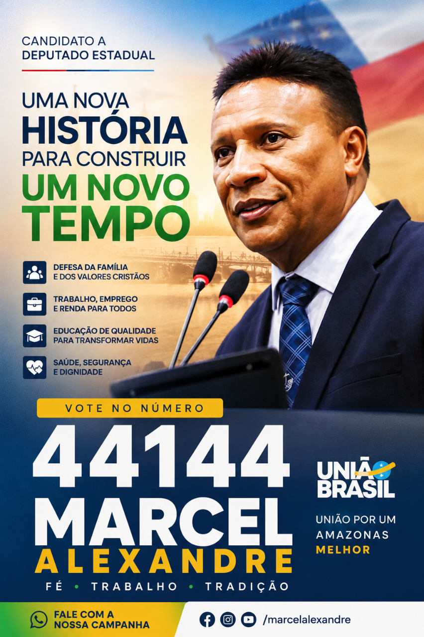 Santinho oficial — Marcel Alexandre 44144
